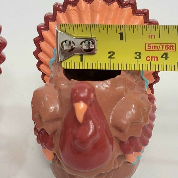 Set Of 2 Turkey Tapered Candle Holder - Picture 8 of 9